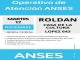 Operativo Anses en Roldan