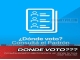 Donde voto?? 