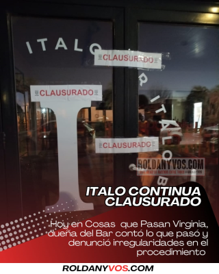Entrevista Virginia Fre dueña bar Italo de TDS2