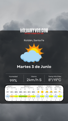 Martes 3 de Junio, mucha humedad, no colabora con los huesos 