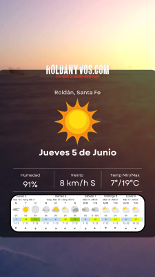 Jueves 5 de Junio, fresca mañana, poca neblina, y actitud al 100%