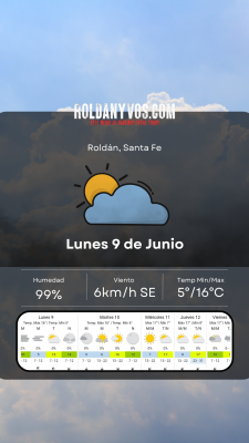 Lunes 9 de Junio, frío, humedad y Neblina