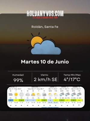 Martes 10 de junio, mucha niebla!