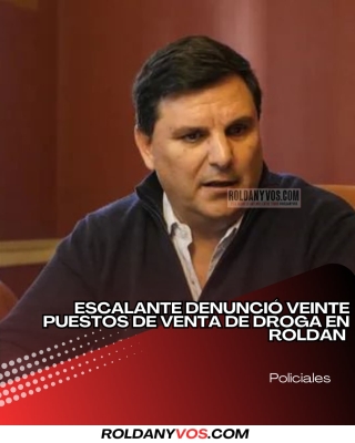Más de 20 puntos de ventas de Drogas denunció el Intendente Daniel Escalante 