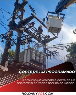 Corte de Luz para el 26 de Junio, que barrios afectados?