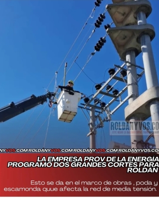 Corte de luz programado para hoy Sábado 19/7
