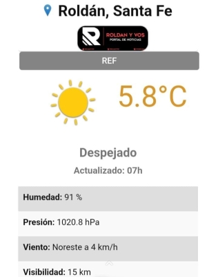 Miércoles 6 de Agosto, soleado pero fresco