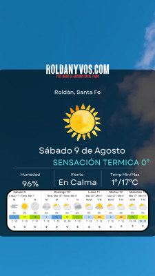 Sábado con mucho frío pero buen clima