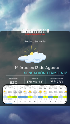 Miércoles!! Puente semanal y… llega el frío!