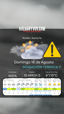 Domingo 17 de Agosto, niebla y mucha humedad