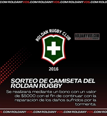 Roldán Rugby Club sortea una camiseta de Los Pumas firmada por todo el plantel