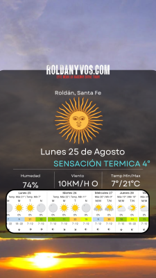 Lunes 25 de Agosto, comenzamos una buena semana