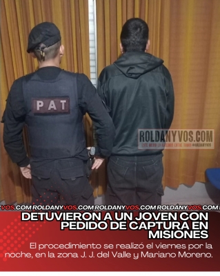 Un detenido en Villa Flores que tenia pedido de Captura en Misiones 
