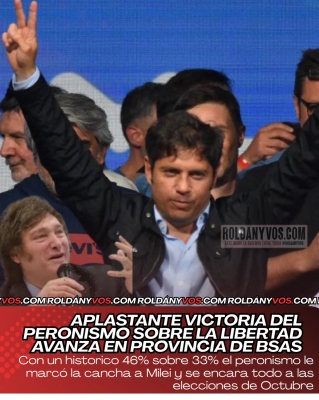 El peronismo ganó en Buenos Aires y encendió las alarmas en la Casa Rosada