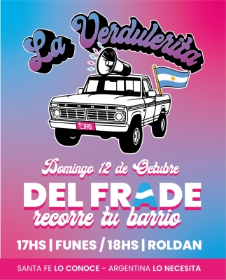 Del Frade y Sosa llegan a Funes y Roldán con “La Verdulerita”