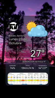 Lunes 20 de octubre, sol y calor para comenzar la semana