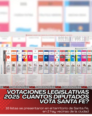 Santa Fe elige 9 Diputados Nacionales en 16 Listas y hay 2 vecinas de Roldán 
