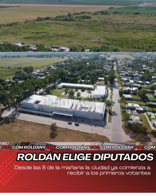 Ya se puede votar en las escuelas de Roldán 