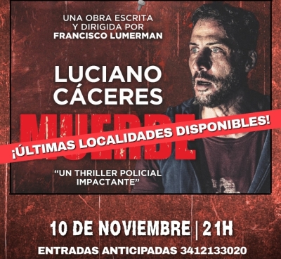 Luciano Cáceres Paso por Roldanyvos anunciando su Obra 