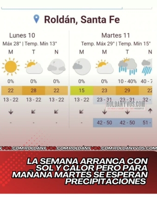 Lunes 10 de Noviembre, el sol nos acompaña!