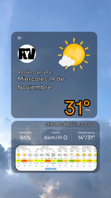 Miércoles 19 de Noviembre, sigue el calor y mañana, tormentas!