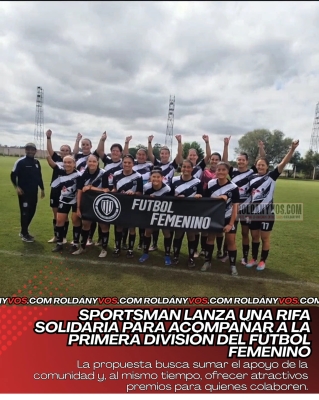 Sportsman lanza una rifa solidaria para acompañar a la Primera División del Fútbol Femenino