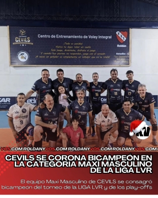 CEVILS Se Corona Bicampeón en la Categoría Maxi Masculino de la LIGA LVR