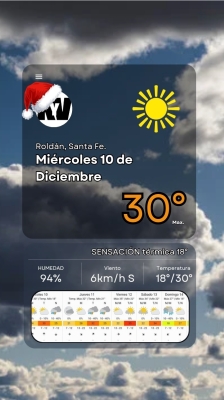 Miércoles 10 de Diciembre, mucho calor para hoy y empezamos a espiar el 24!