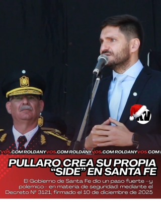 Pullaro crea su propia “SIDE” en Santa Fe.