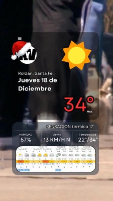 Jueves 18 de Diciembre,  el horno nos consume hoy