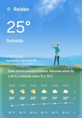 Domingo 28 con 34°, insoportable la ola de calor