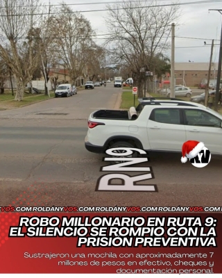Robo millonario en Ruta 9: el silencio se rompió con la prisión preventiva.