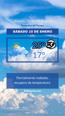 Sábado 10 de Enero, último día fresco!