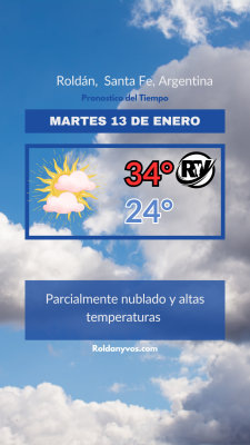 Martes 13 de Enero, sigue el calor!!