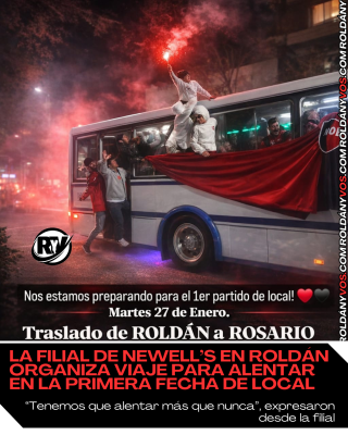 La filial de Newell’s en Roldán organiza viaje para alentar en la primera fecha de local