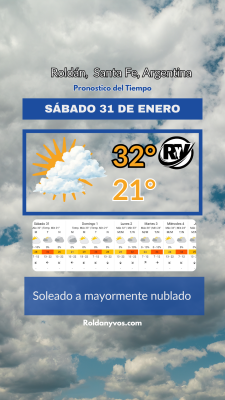 Sábado 31 de Enero, nublado y calor