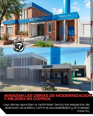 Avanzan las obras de modernización y mejora en COPROL