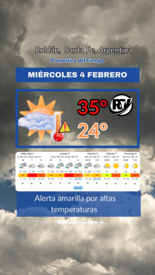 Miércoles 4 de Febrero, sigue el alerta por altas temperaturas 