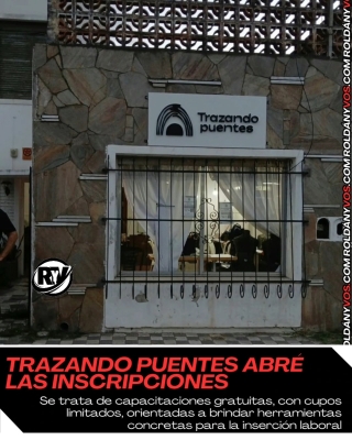 Abren las inscripciones a los Cursos de Oficio 2026 en Trazando Puentes