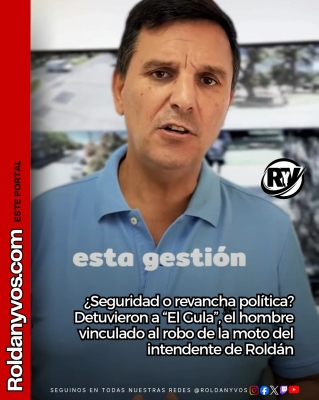 Detuvieron a “El Gula” en Roldán: la publicación del intendente reavivó el recuerdo del robo de su moto
