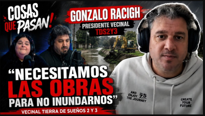 "SI NO HACEN LAS OBRAS, NOS VOLVEMOS A INUNDAR" | Fuerte reclamo de la Vecinal de Tierra de Sueños