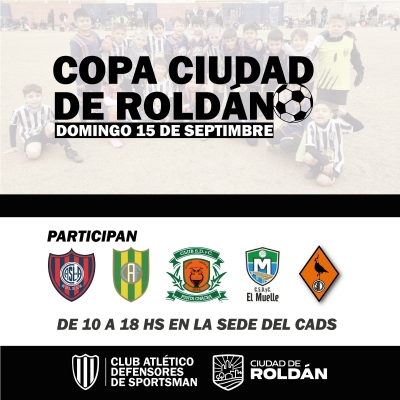 Sportman será sede de la próxima fecha de la Copa Ciudad De Roldan.