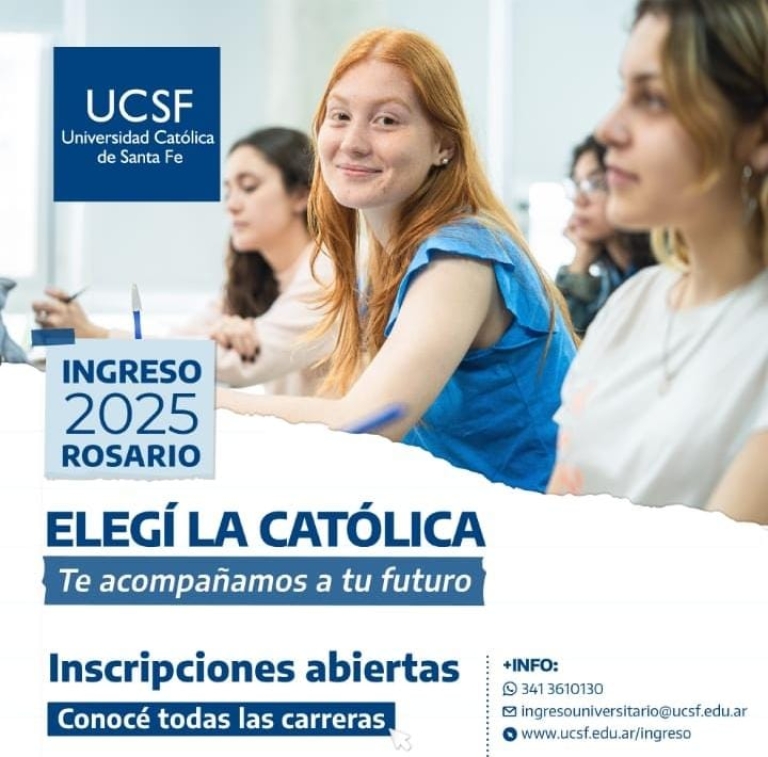 Inscripción abierta Universidad Católica de Santa Fe