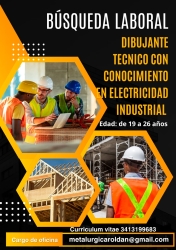 Busqueda laboral: Dibujante Tecnico