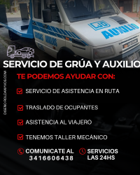 Grua y auxilio Vehicular