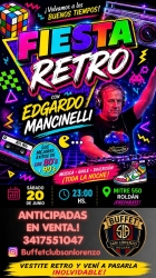 Rold谩n se prepara para una explosiva Fiesta Retro con Edgardo Mancinelli y grandes sorpresas