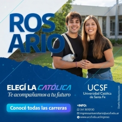 Inscripción abierta Universidad Católica de Santa Fe