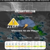 Viernes 16 de Mayo, Alerta Por Tormentas