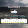 Jueves 18 de Septiembre, lluvia, humedad y mosquitos