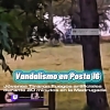 Vandalismo en Juan José Paso y A012 